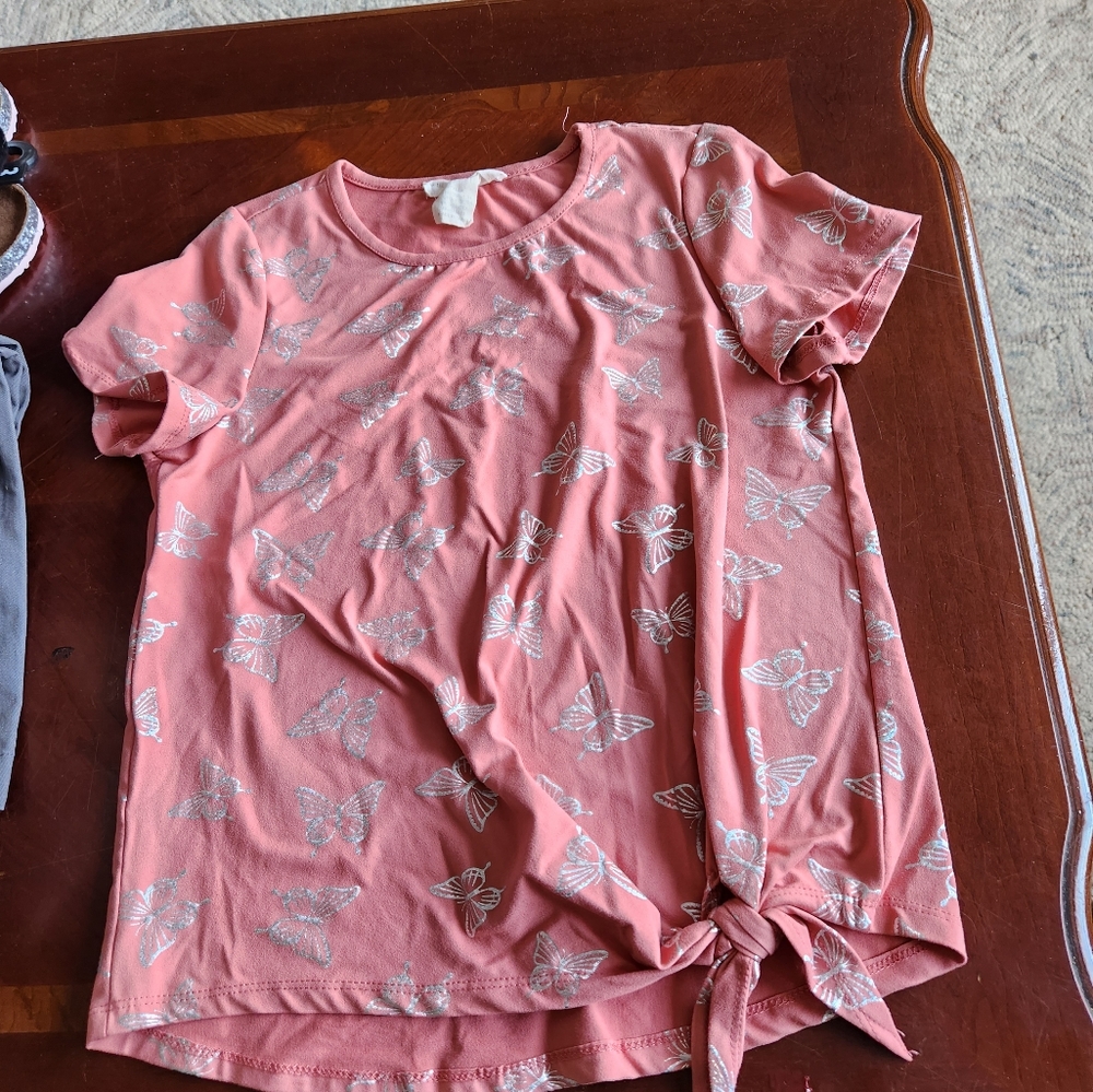 Girls pink top